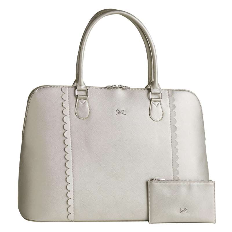 Pearl Scalloped Temple Bag