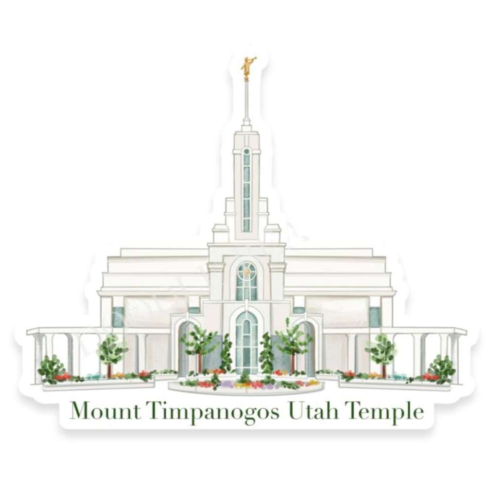 Mt Timpanogos Temple Sticker