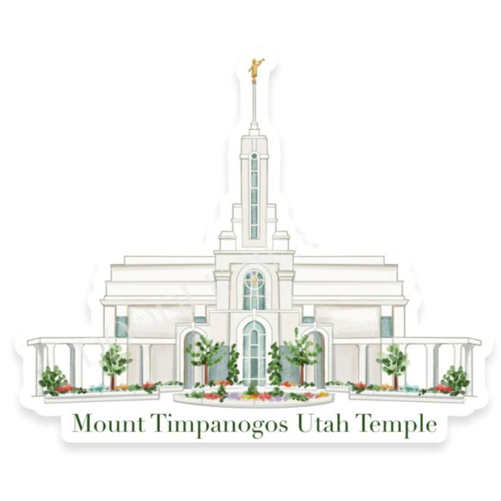 Mt Timpanogos Temple Sticker