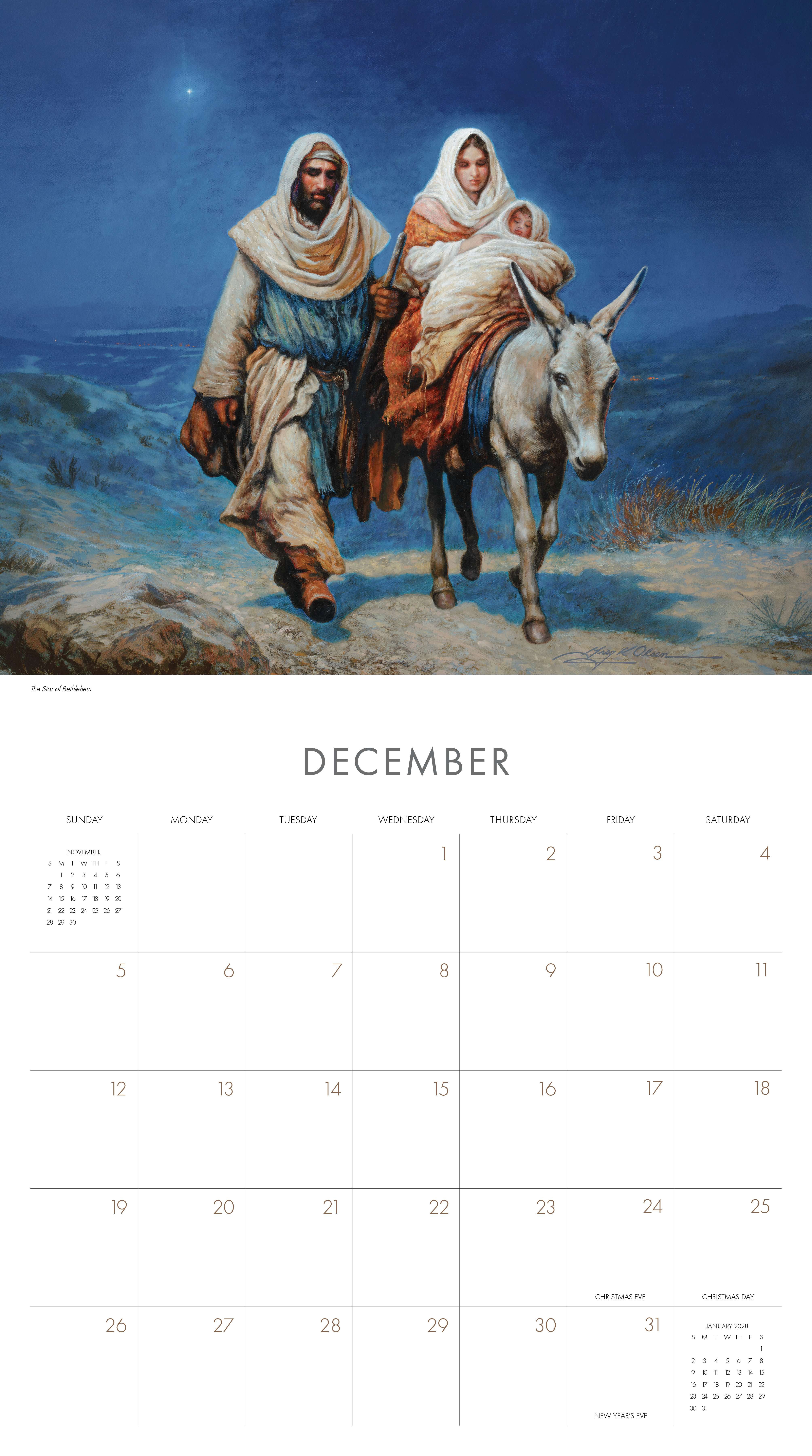 2027 Greg Olsen Wall Calendar, , large