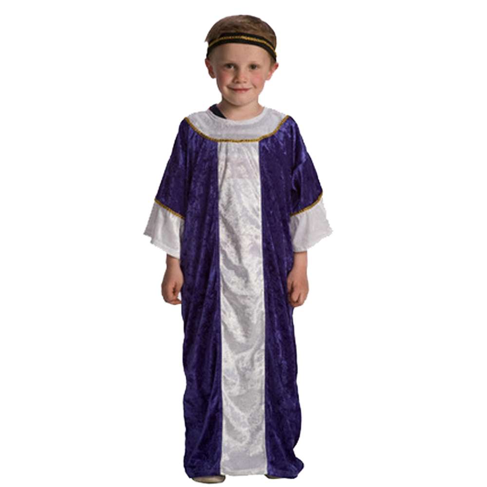 Children's Nativity Purple Wiseman Costume