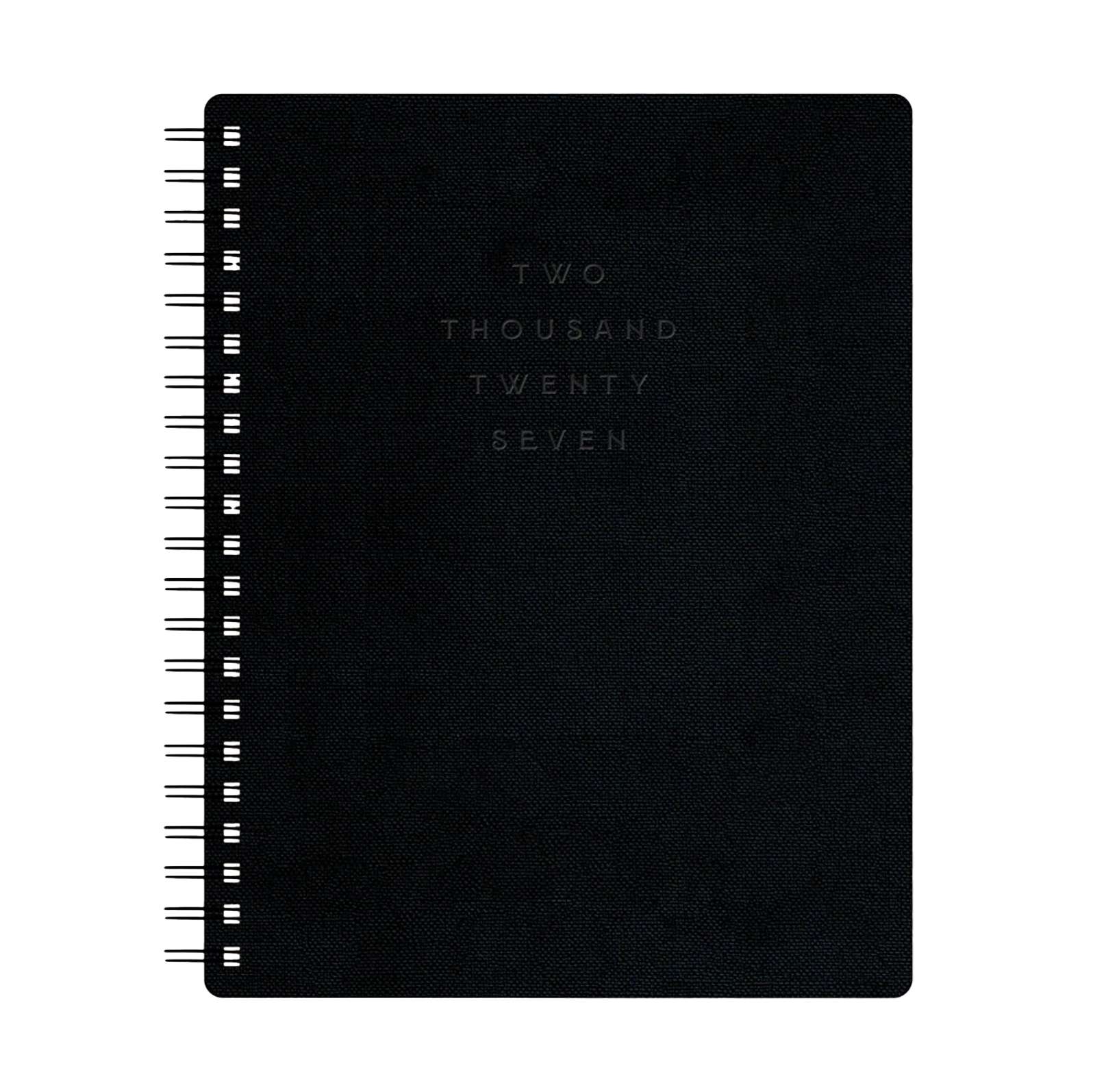 2027 Midnight Black Baxter 17-Month Planner 