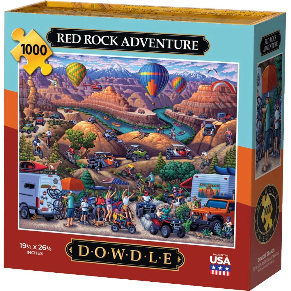 Red Rock Adventure 1000 Piece Puzzle