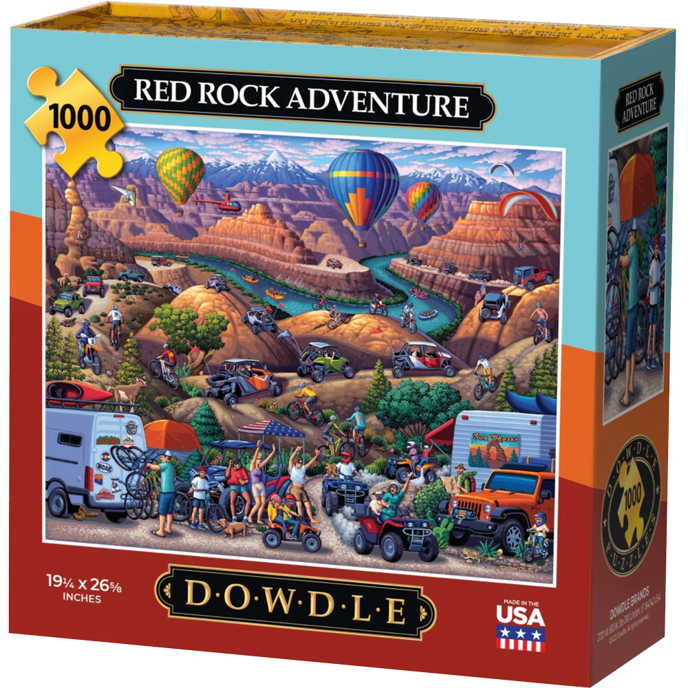 Red Rock Adventure 1000 Piece Puzzle, , large image number 0