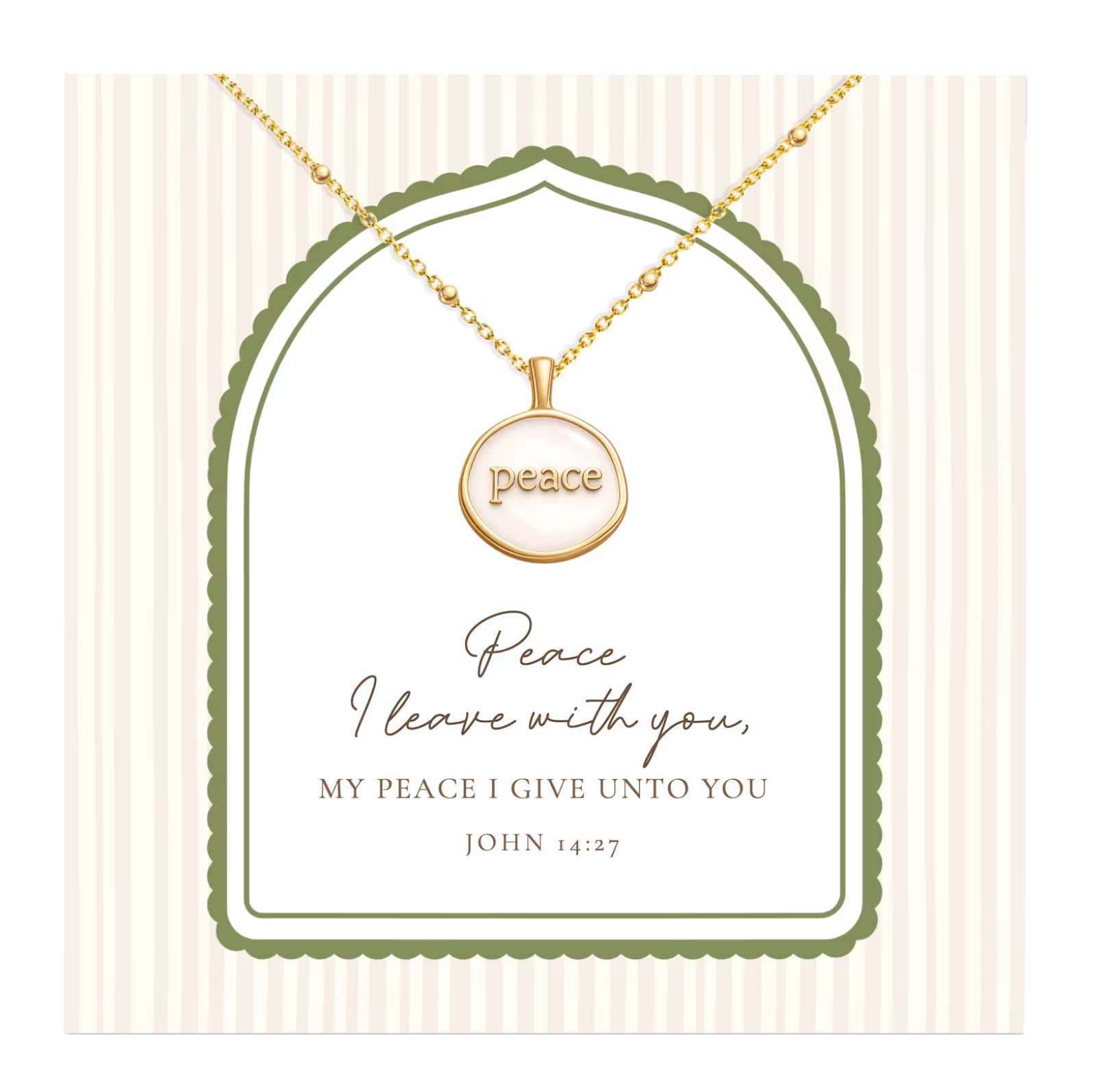 Peace Enamel Necklace