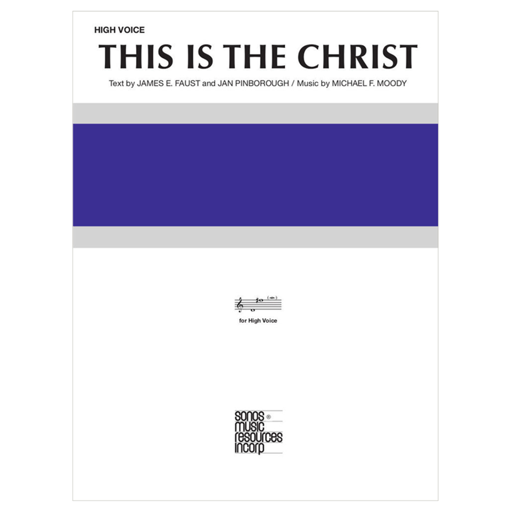 This Is the Christ - Vocal Solo High,  This Is the Christ - Vocal Solo High
