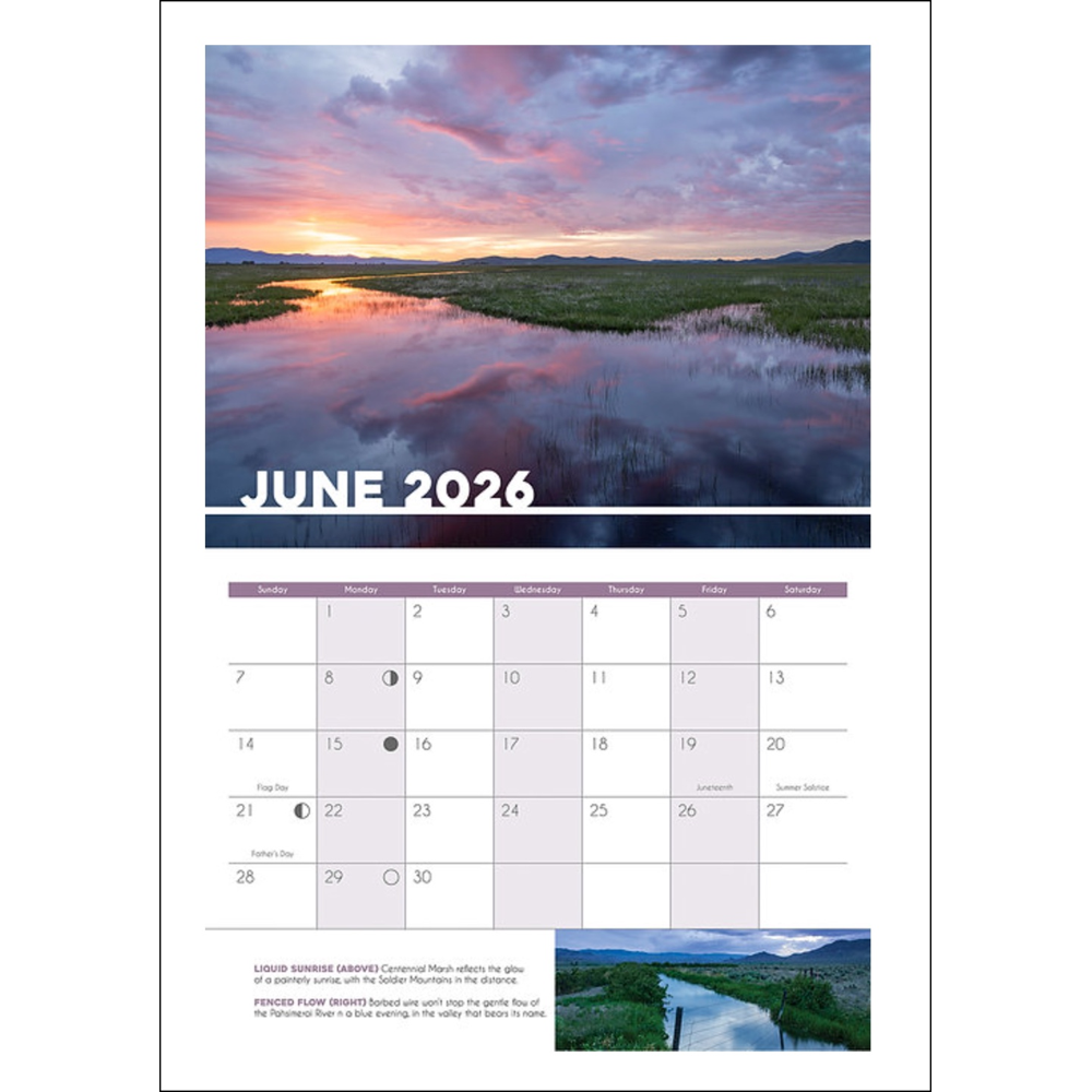 2026 Idaho Wall Calendar, , large