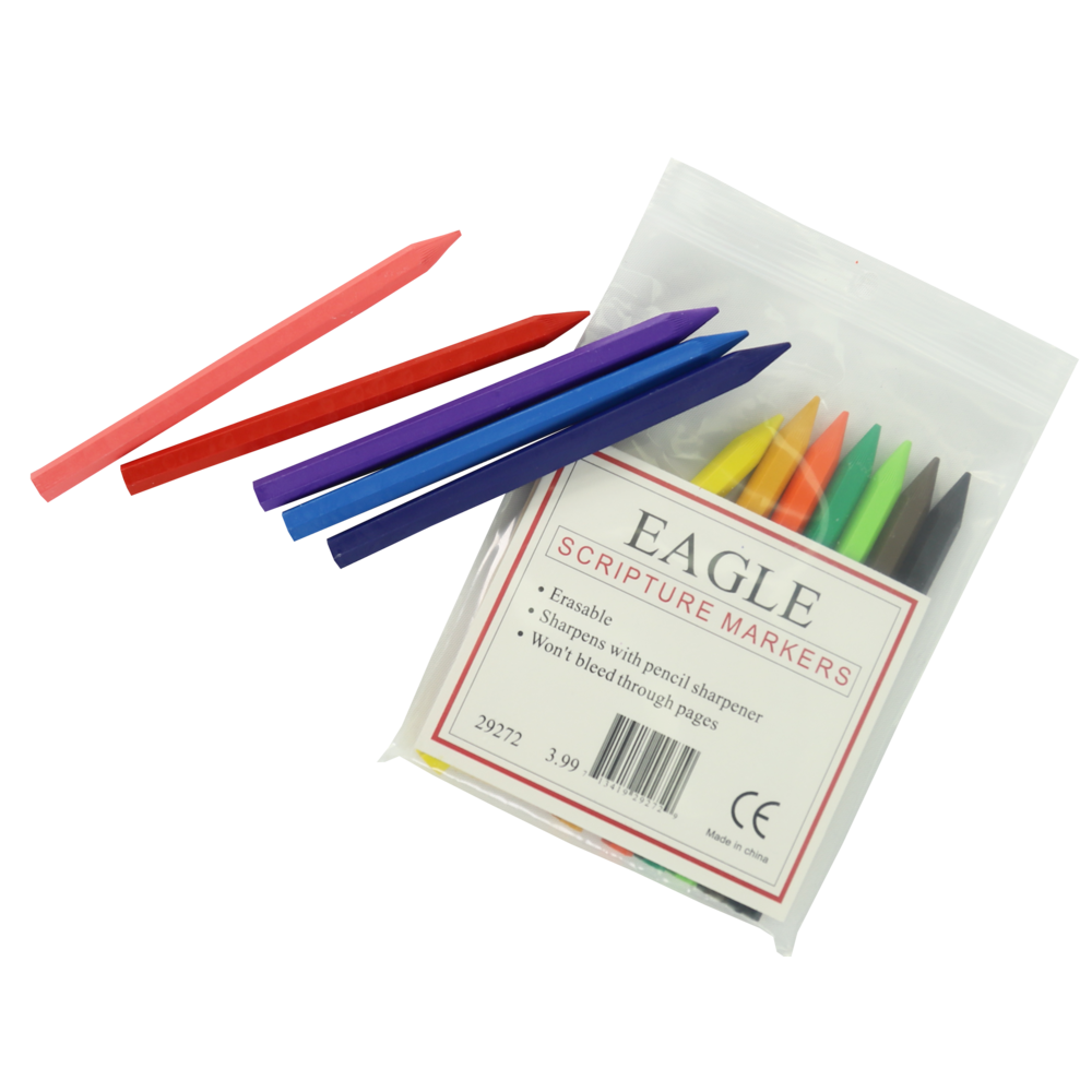 Erasable Scripture Crayons (12 Pack)