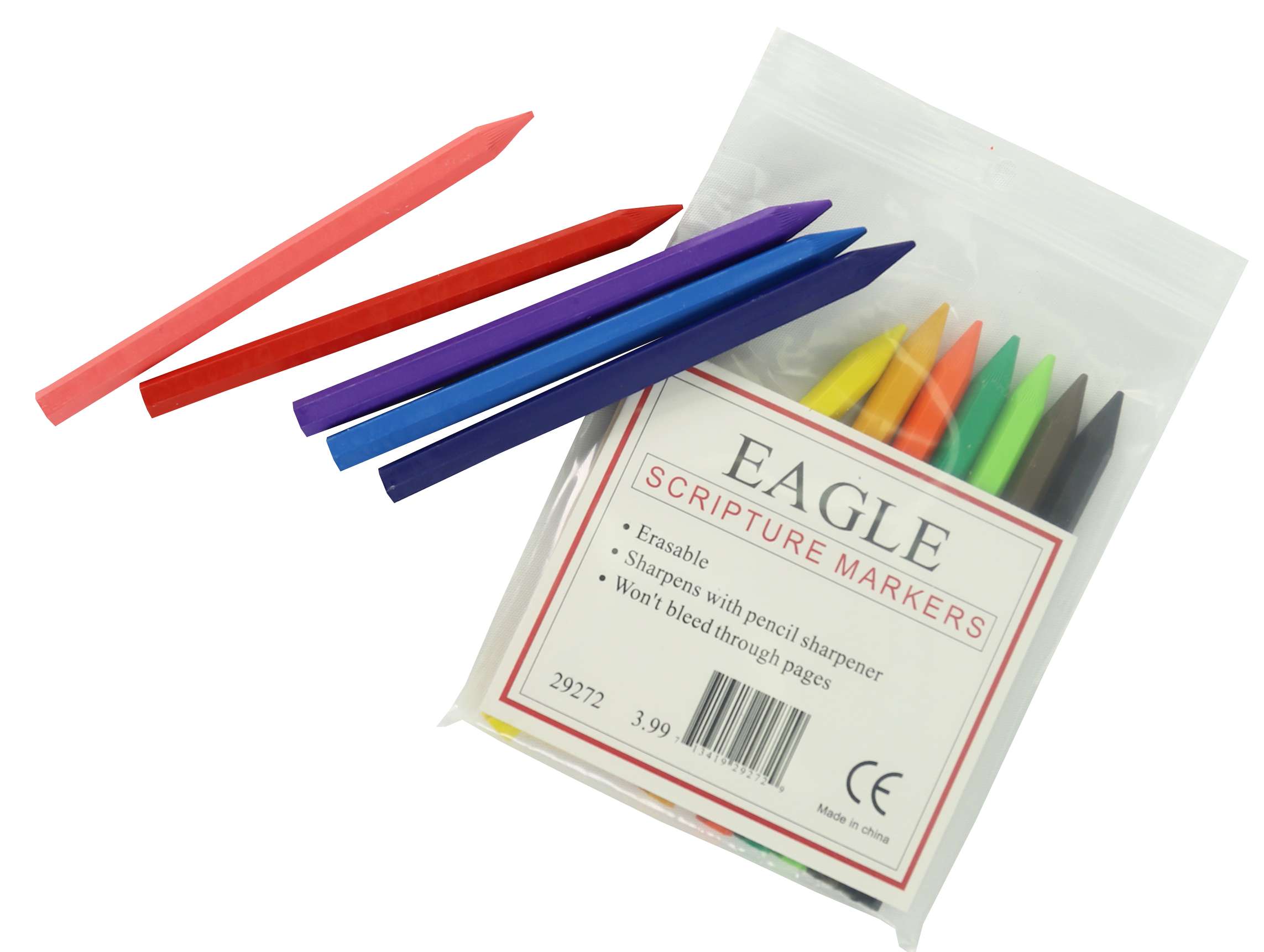 Erasable Scripture Crayons (12 Pack), , large