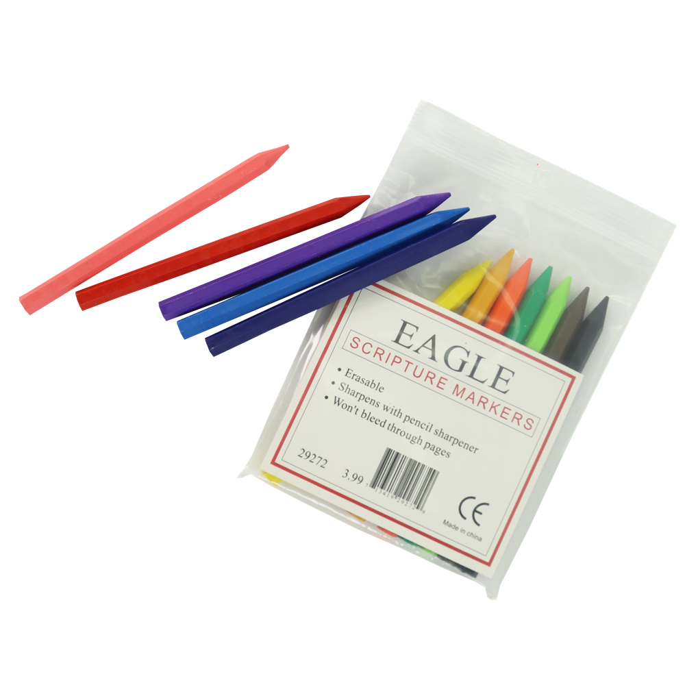 Erasable Scripture Crayons (12 Pack), , large