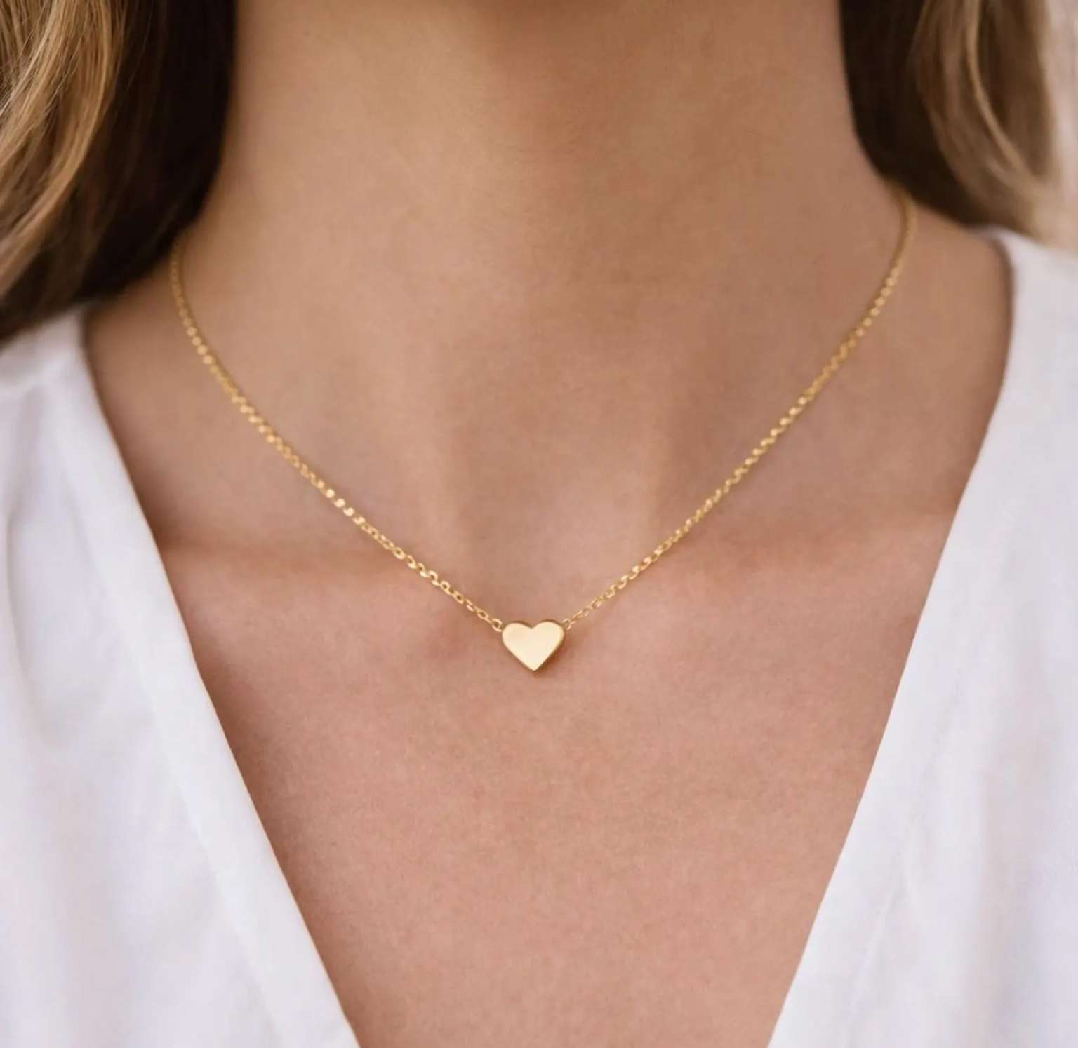 Side by Side or Miles Apart Heart Necklace, , large image number 4