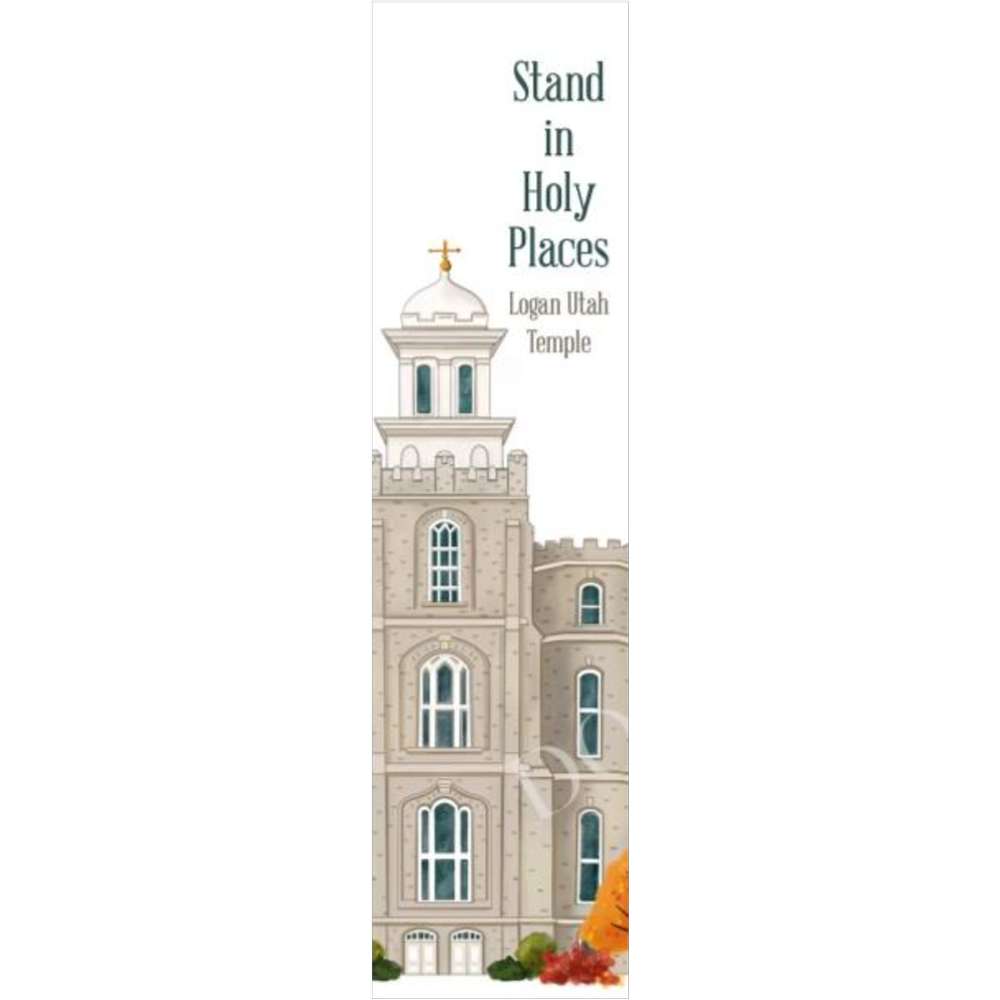 Logan Utah Temple Bookmark