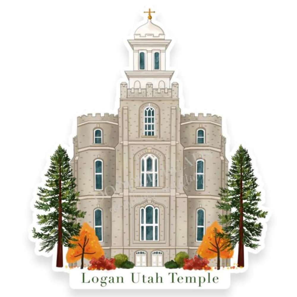 Logan Utah Temple Sticker