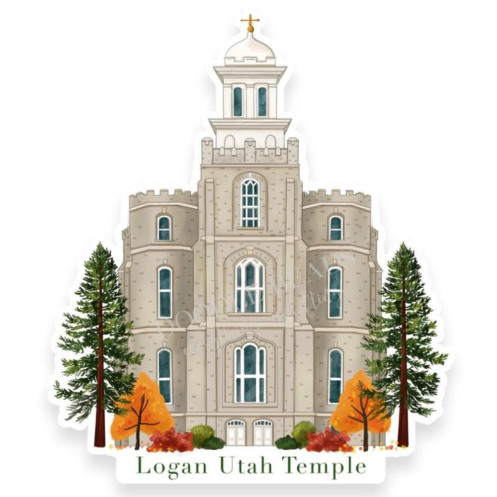 Logan Utah Temple Sticker