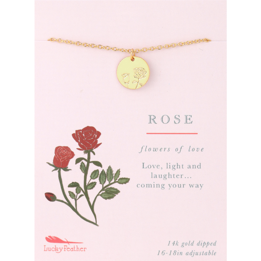 Rose Botanical Necklace