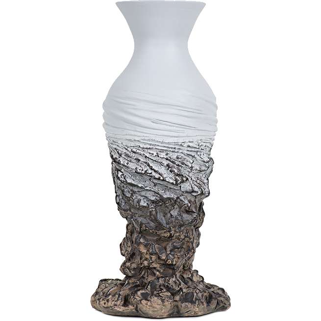 Hope in the Hands of the Potter Vase (Gray)