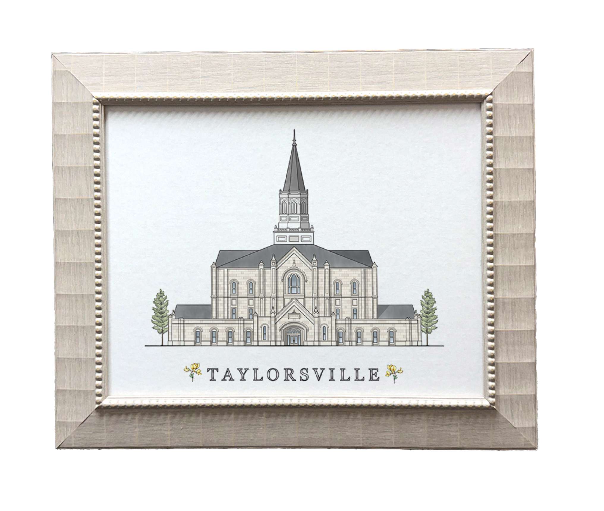 Taylorsville Utah Temple (15x18 Framed Paper Print), , large image number 0