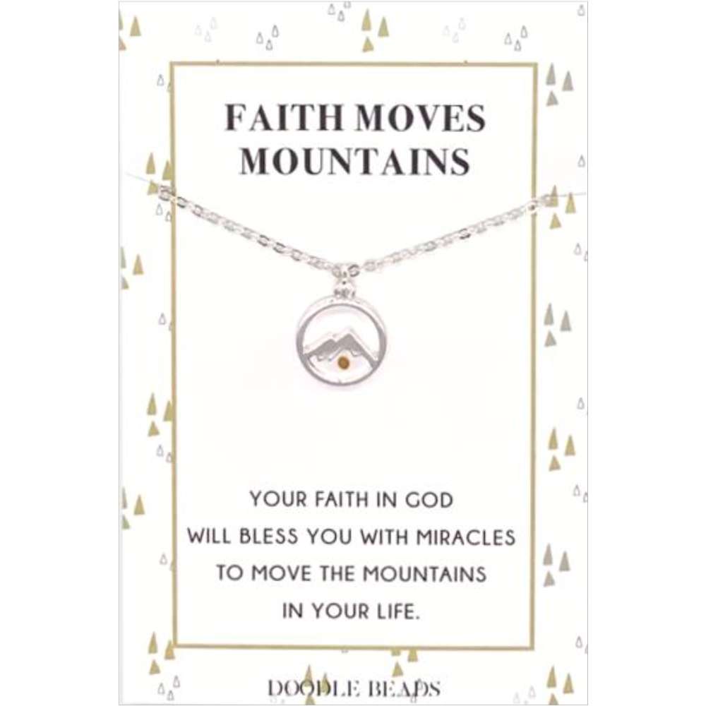 Faith Moves Mountains Mustard See Necklace, , large image number 2