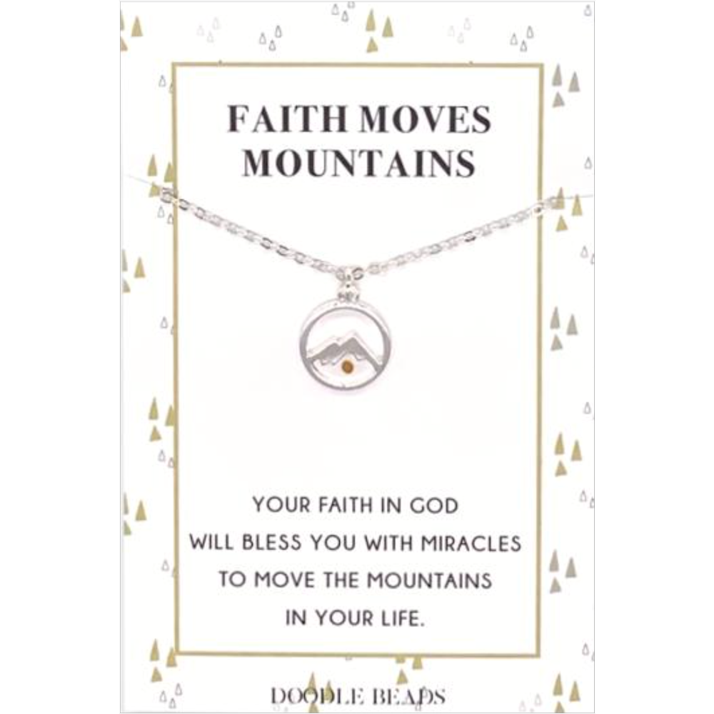 Faith Moves Mountains Mustard See Necklace, , large image number 2