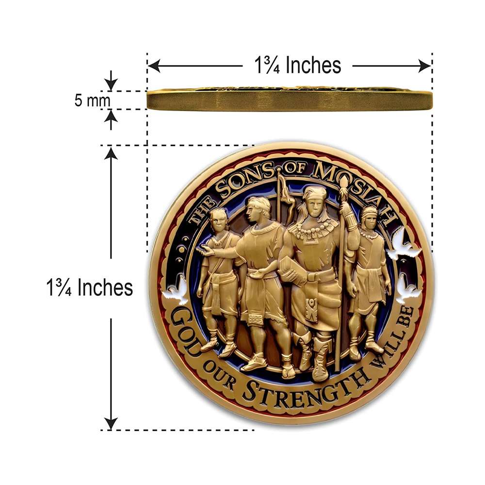 Sons of Mosiah Medallion Coin, , large