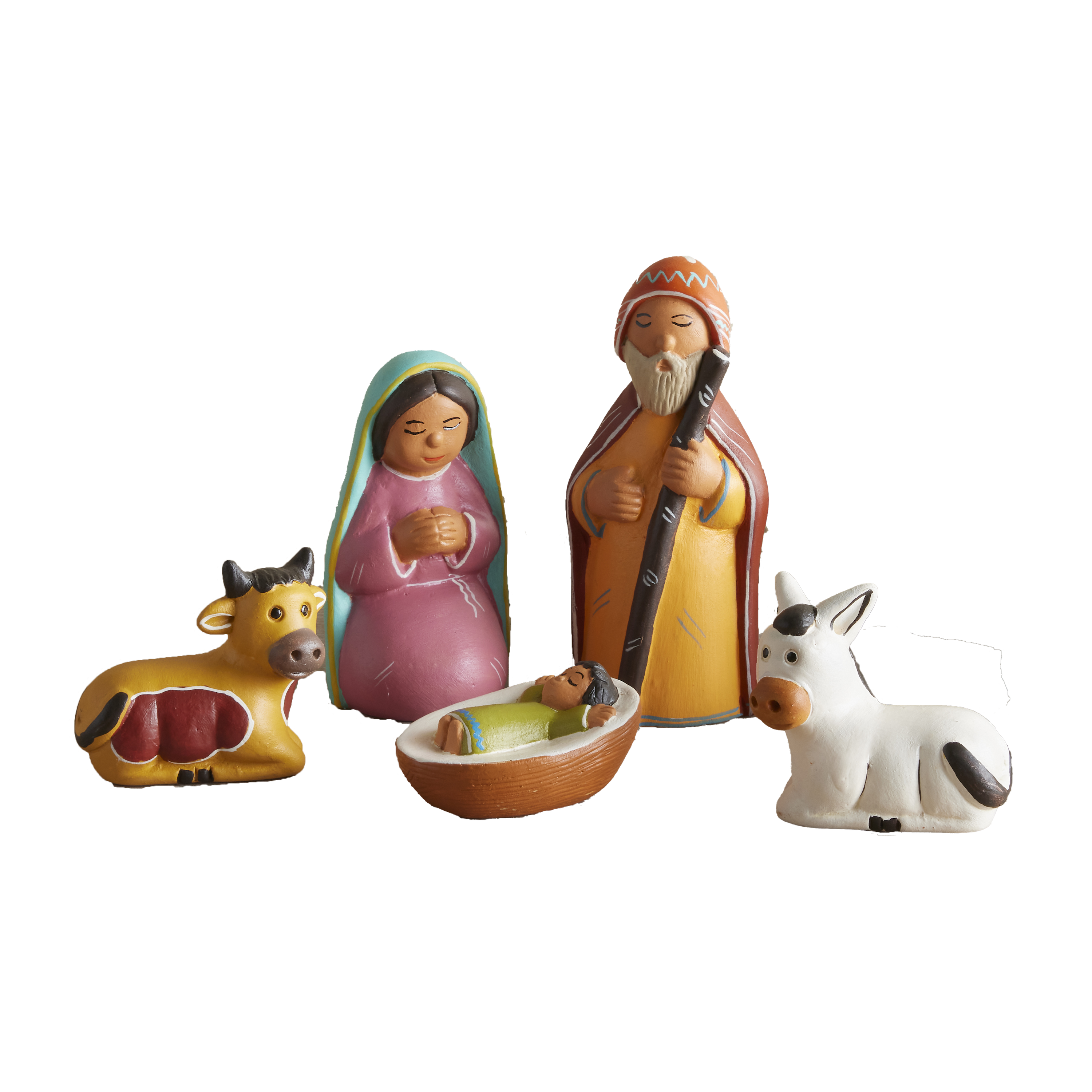 Peruvian Holy Family Nativity Set