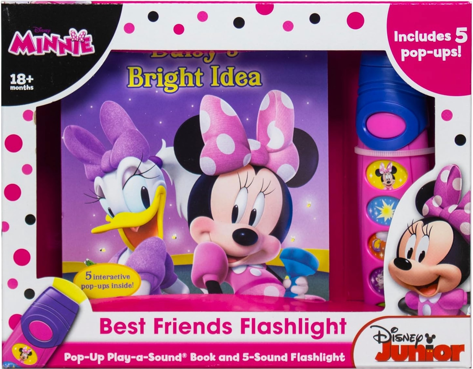 Minnie Mouse Book and Flashlight Set