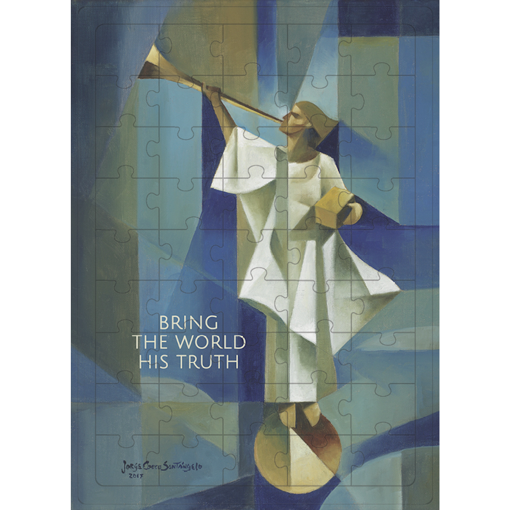 Puzzle 45 piece Bring the World His Truth