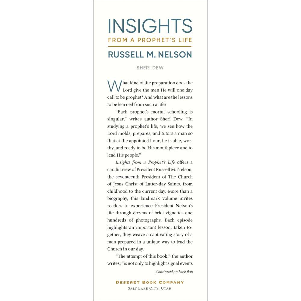 Insights from a Prophet's Life: Russell M. Nelson 3