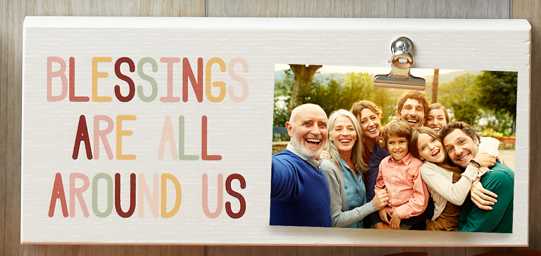Blessings All Around (12x5 Clip Frame), , large image number 0