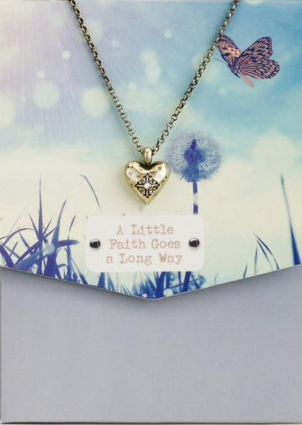 Faith Heart Pendant Necklace