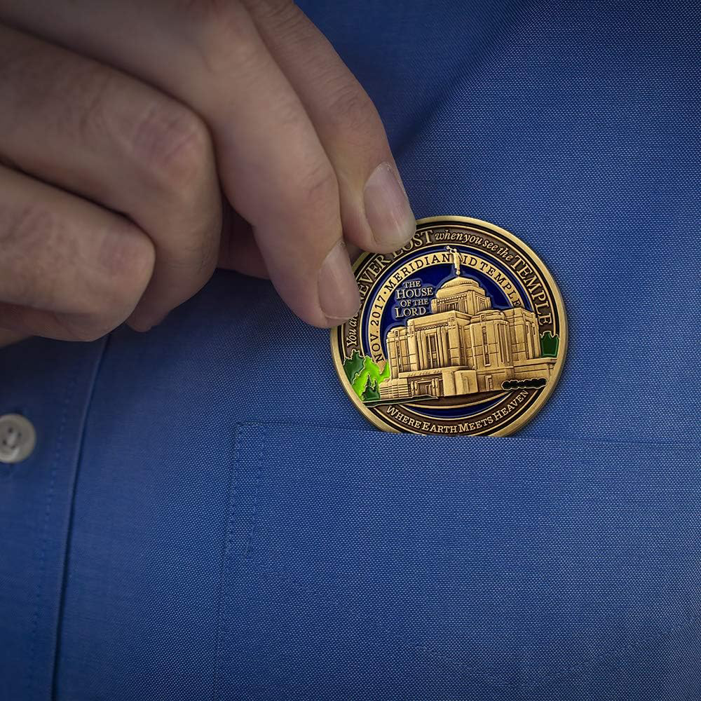 Meridian Idaho Temple Medallion Coin, , large image number 4