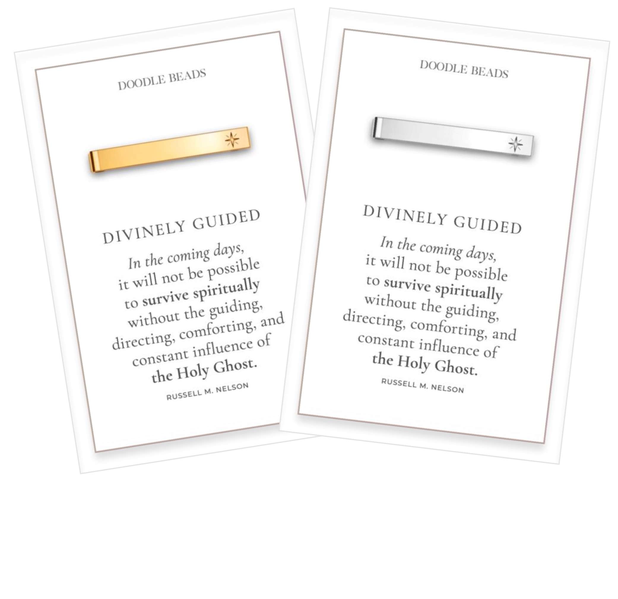 Divinely Guided Compass Tie Bar