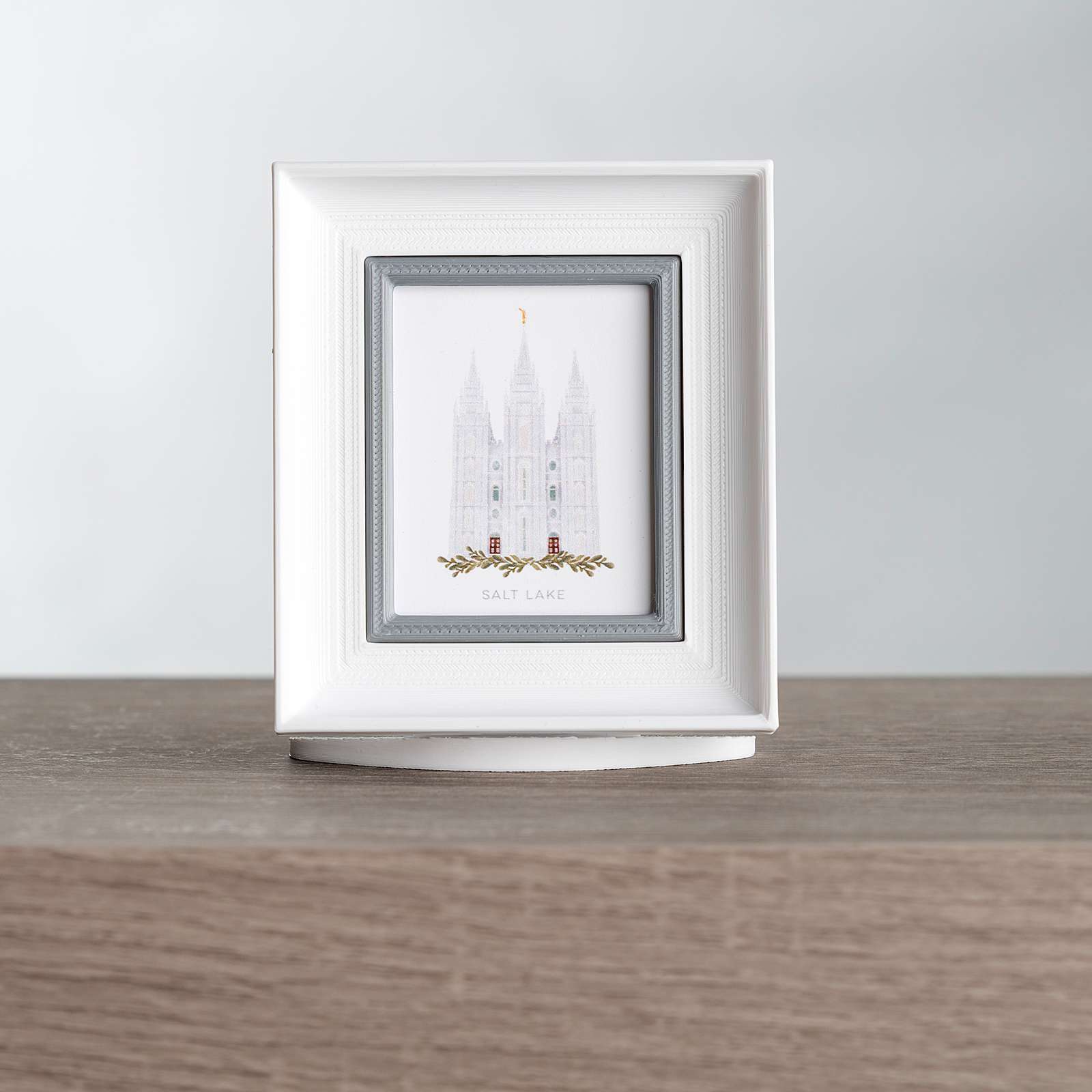 Salt Lake Temple, Small and Simple (2.75x3 Framed Art)