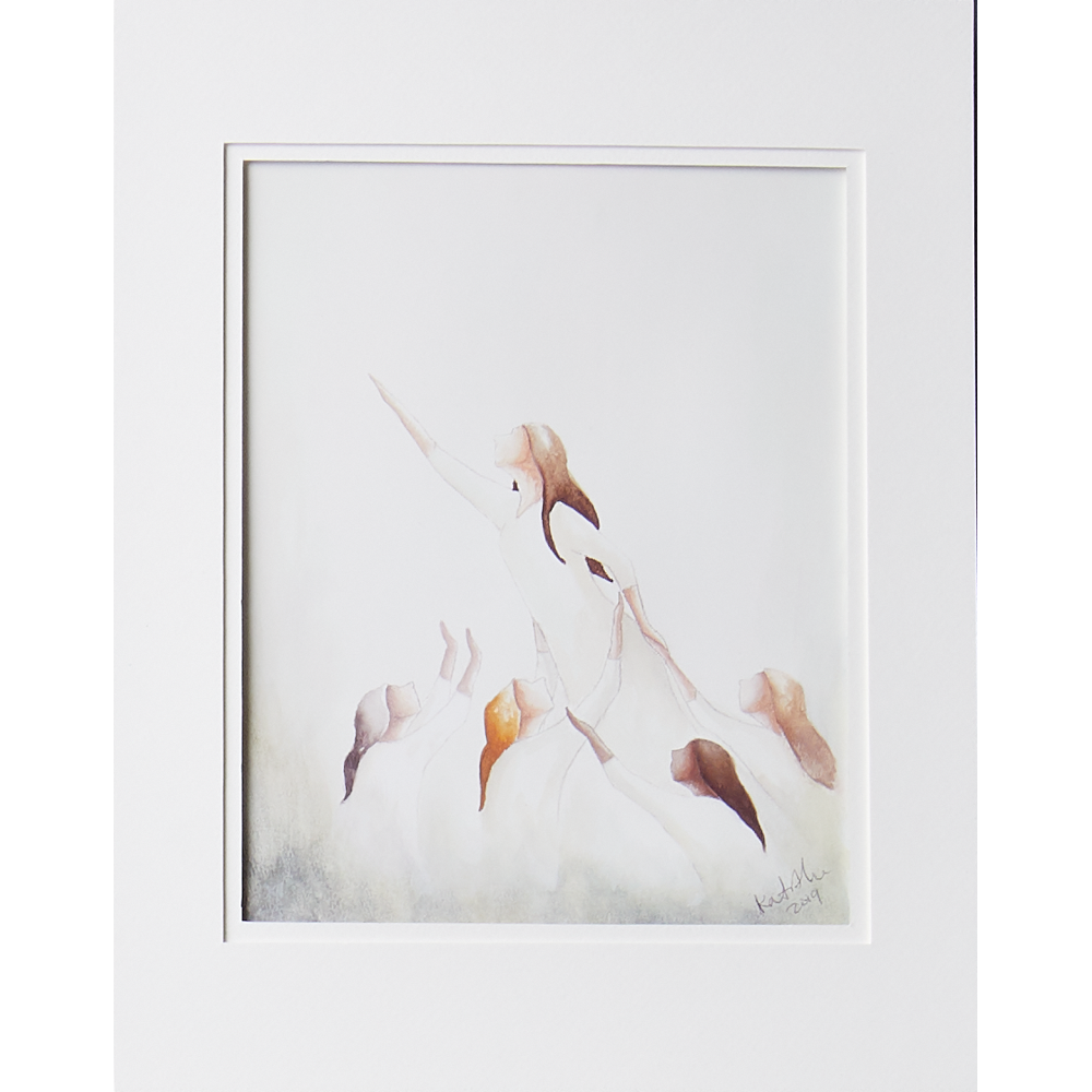 Lifted Together Matted Print,  Lifted Together Matted Print