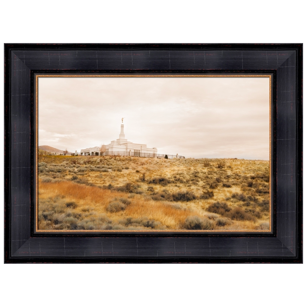 Reno Temple, Desert Hill (28x38 Framed Art)
