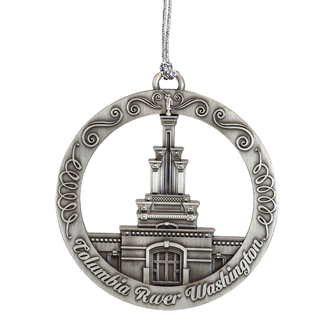 Columbia River Temple Ornament
