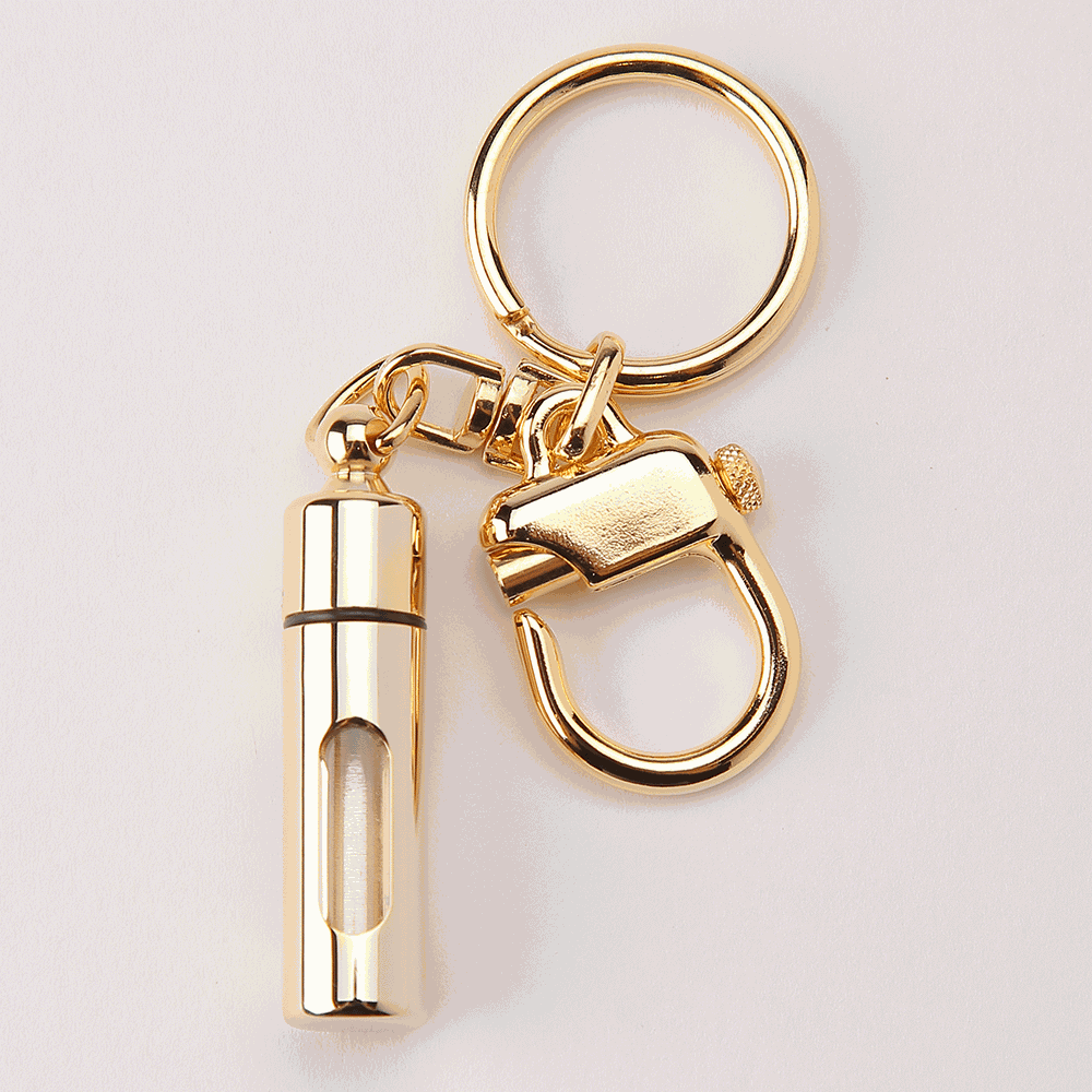 Oil Vial Keychain with Window, , large image number 0