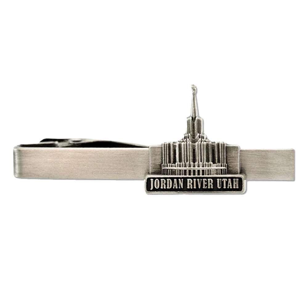 Jordan River Temple Tie Bar, , large