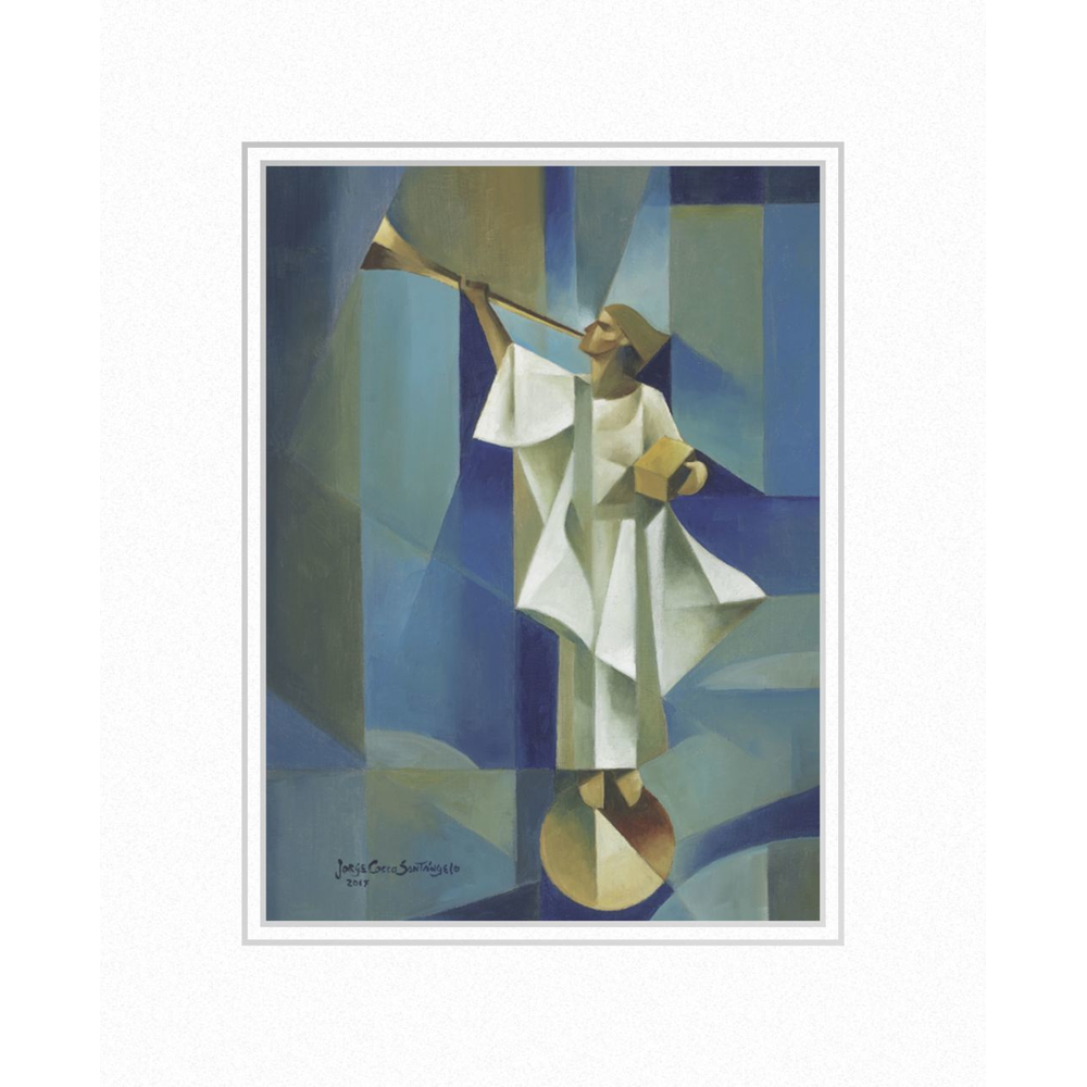 Angel Moroni 11x14 Matted Print,  Angel Moroni 11x14 Matted Print