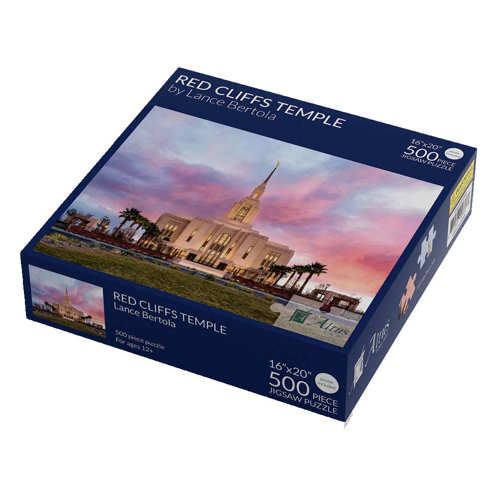 Red Cliffs Temple 500 Piece Puzzle, , large image number 3