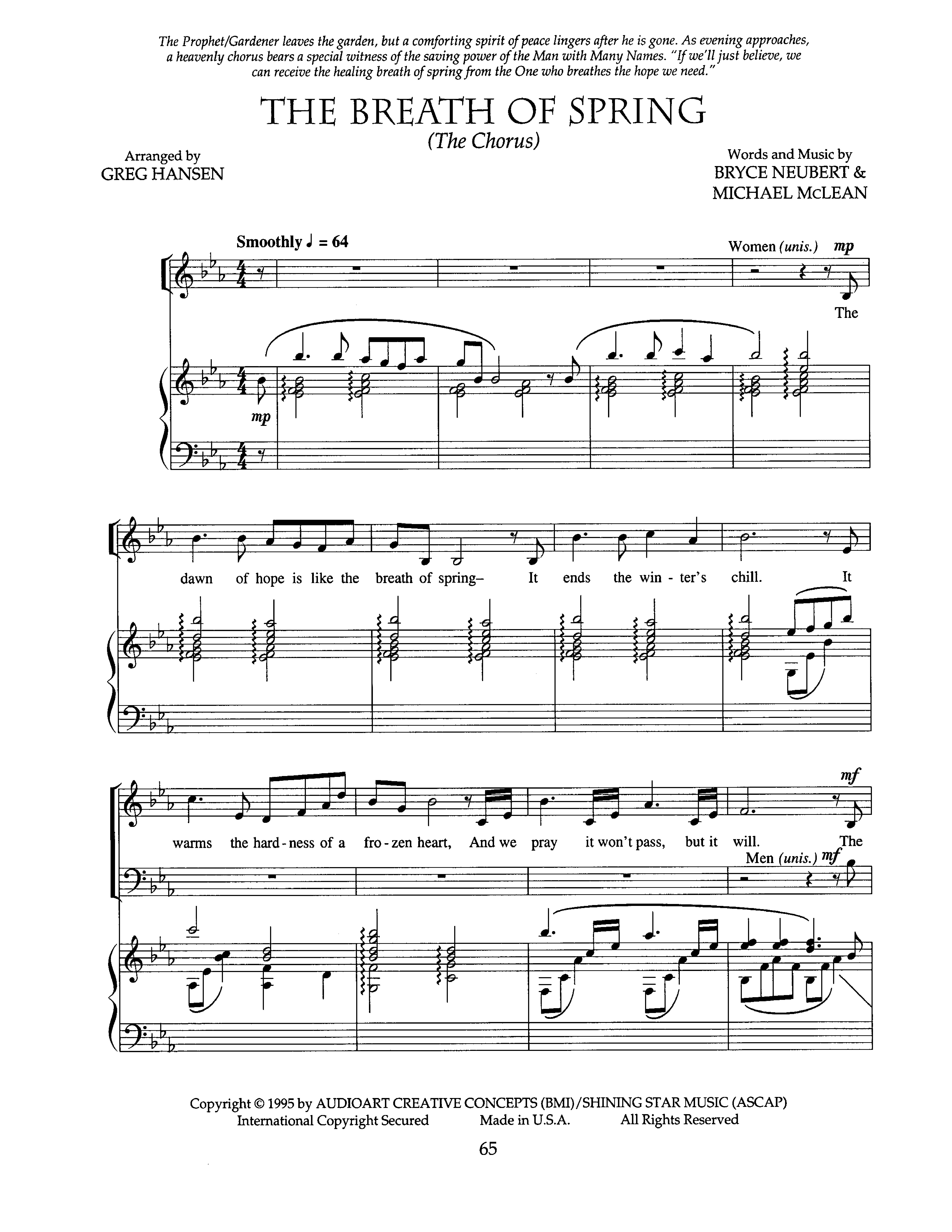 The Breath of Spring