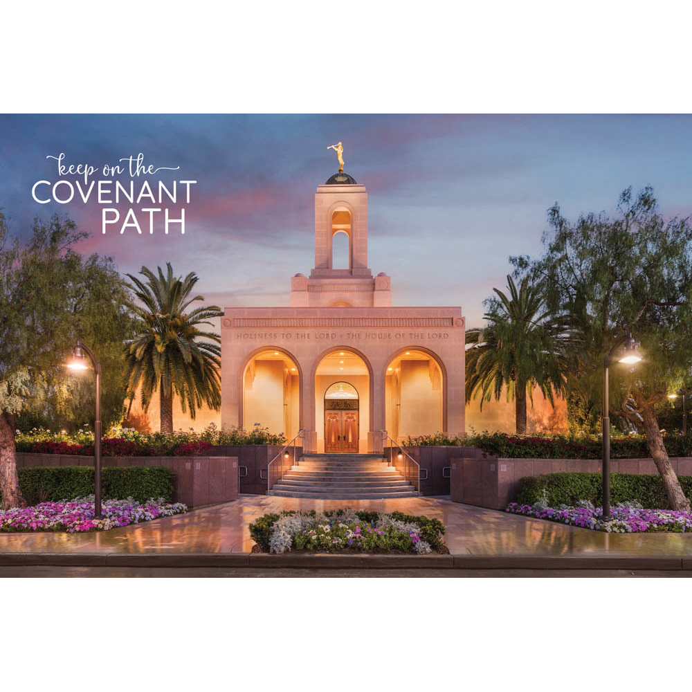Newport Beach Temple Repositionable Poster