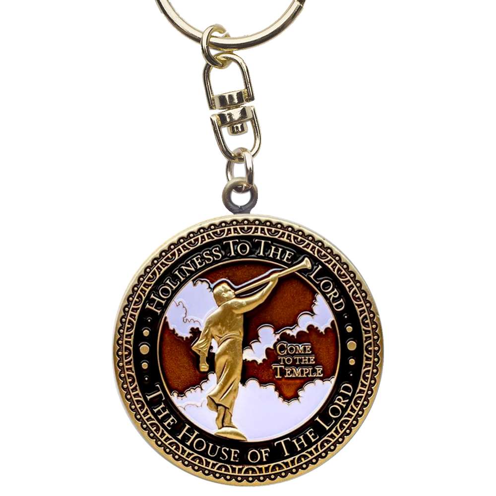 Red Cliffs Utah Temple Keychain, , large image number 2