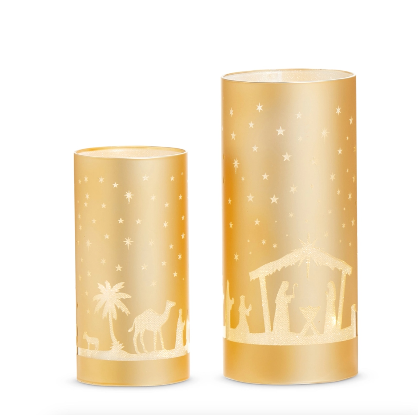 Light-up Nativity Lanterns Set, , large image number 0