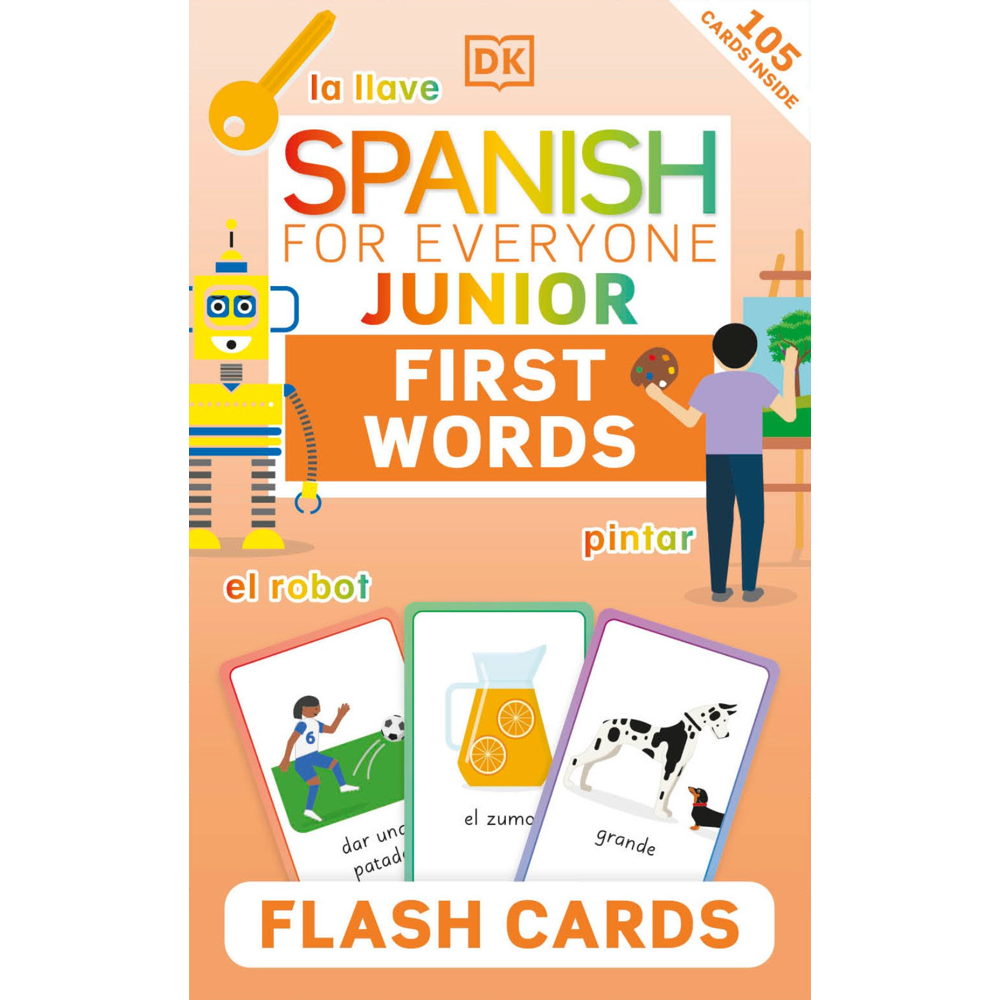 Spanish for Everyone Junior First Words Flash Cards, , large image number 0