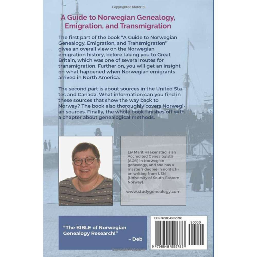 A Guide to Norwegian Genealogy, Emigration, and Transmigration, , large