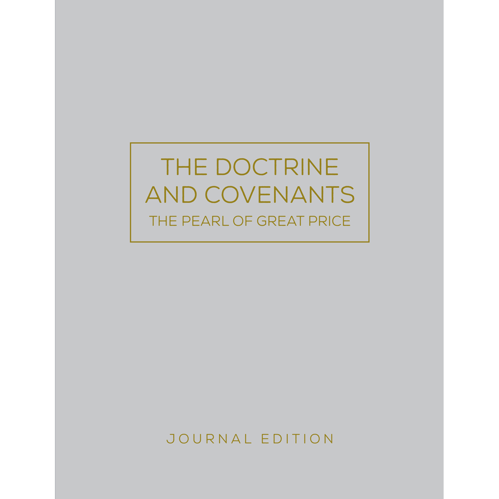 The Doctrine and Covenants and Pearl of Great Price, Journal Edition, Gray Unlined (No Index), , large image number 0