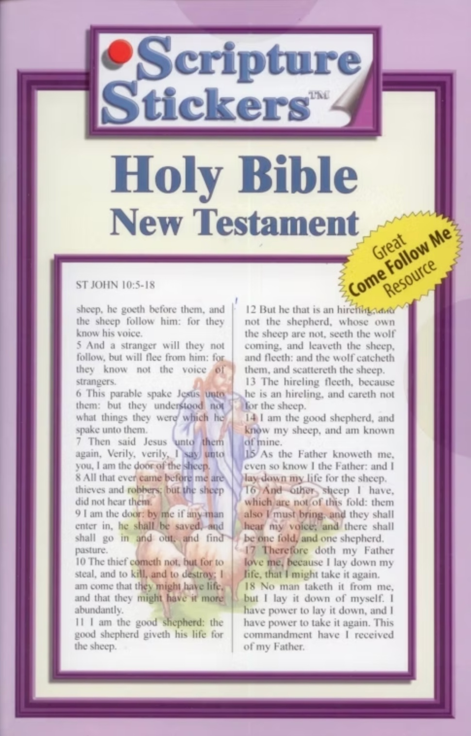 Holy Bible New Testament Scripture Stickers