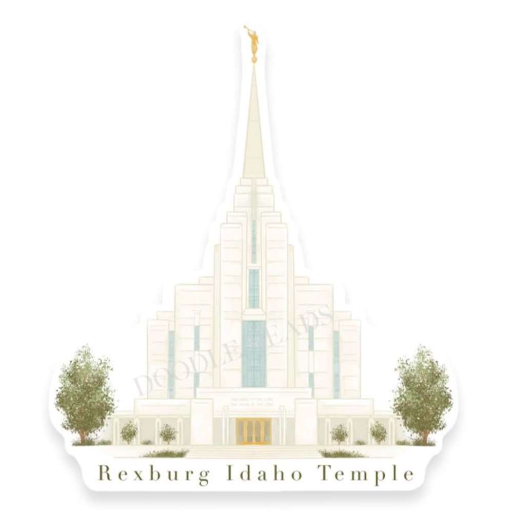 Rexburg Temple Sticker