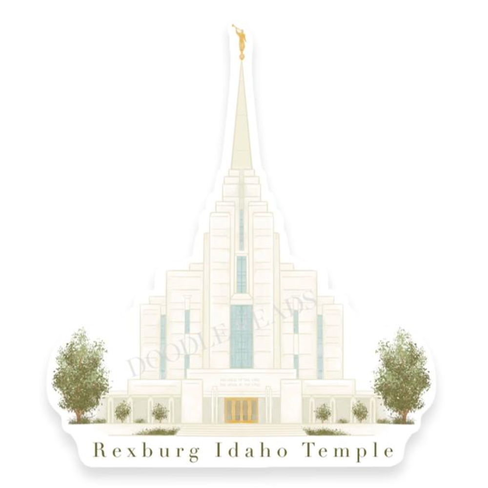 Rexburg Temple Sticker